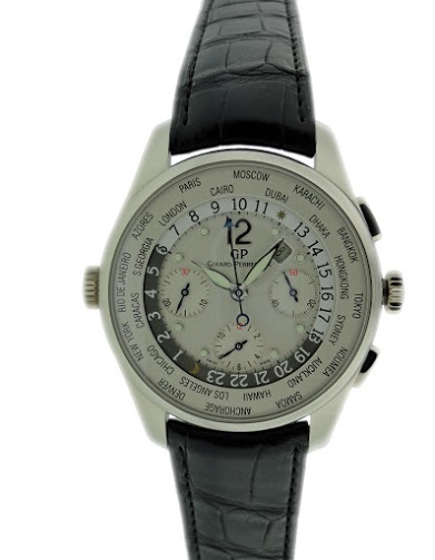 Lot#2208 Girard Perregaux World Time Chronograph Lot#2208 Girard Perregaux World Time Chronograph Watches Lot#2208 Girard Perregaux World Time Chronograph Watches