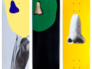 Lot #PS001 John Baldessari Skateboards Lot #PS001 John Baldessari Skateboards Art Lot #PS001 John Baldessari Skateboards Art Auction