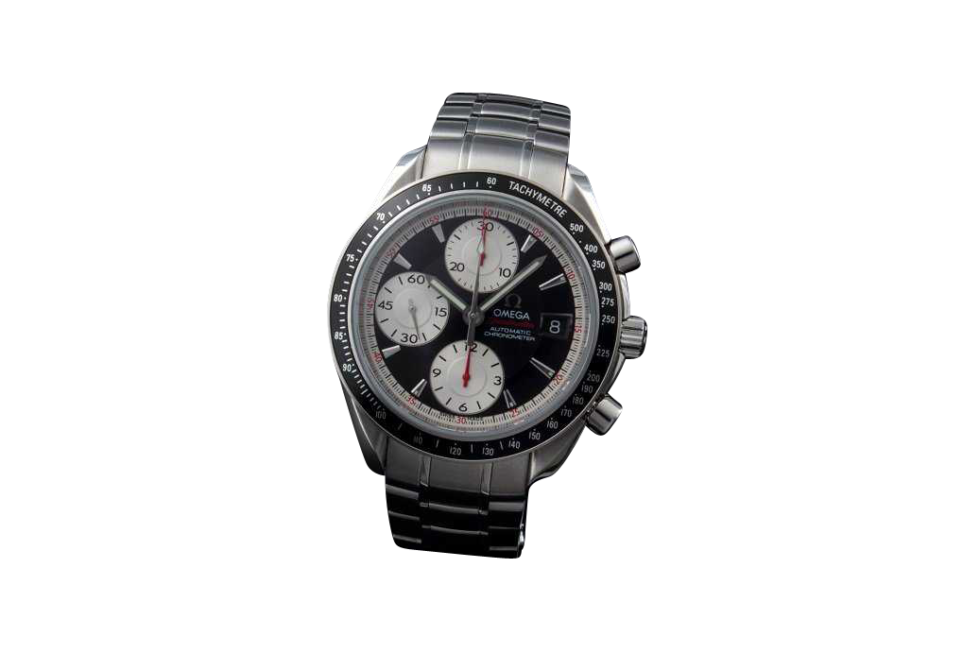 3178_1 Stainless Steel Omega Speedmaster Chronograph Date