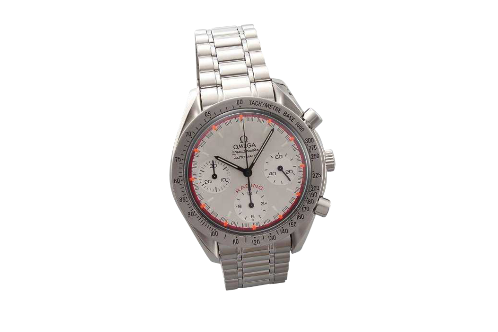 3208_1 Limited Stainless Omega Speedmaster Silver Schumacher