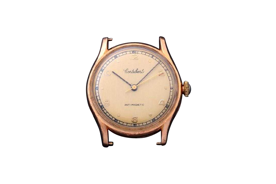 Lot #3222 Vintage Gents 18K Yellow Gold Cortebert Wristwatch Lot #3222 Vintage Gents 18K Yellow Gold Cortebert Wristwatch Vintage Lot #3222 Vintage Gents 18K Yellow Gold Cortebert Wristwatch Vintage Auction