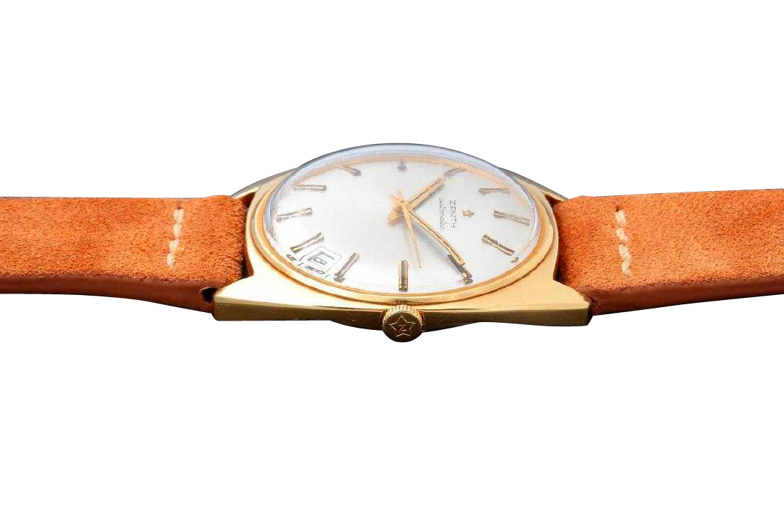 Lot #3223 – Vintage Gents 18k Yellow Gold Zenith Date Watch Lot #3223 – Vintage Gents 18k Yellow Gold Zenith Date Watch Vintage Lot #3223 – Vintage Gents 18k Yellow Gold Zenith Date Watch Vintage Auction