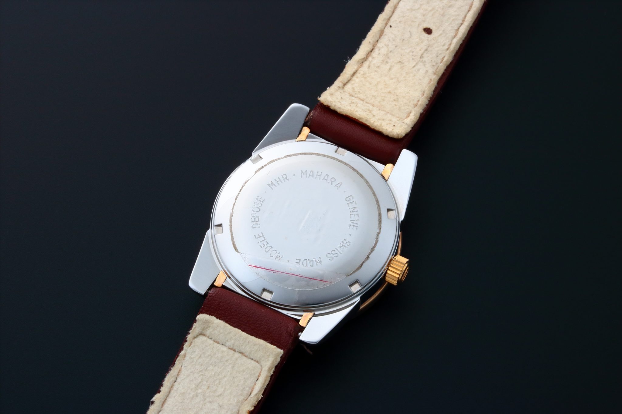Lot #3189A – Rare Men’s Mahara MHR Date Watch Lot #3189A – Rare Men’s Mahara MHR Date Watch MHR Lot #3189A – Rare Men’s Mahara MHR Date Watch MHR MHR