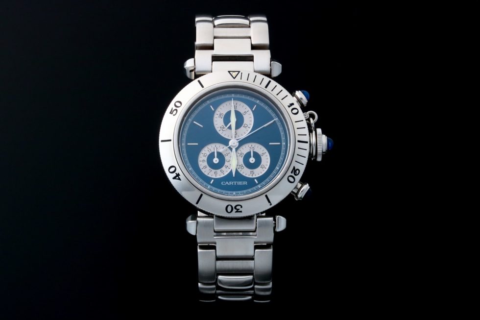 Cartier Pasha Chronograph Watch 1352.1 – Baer & Bosch Auctioneers