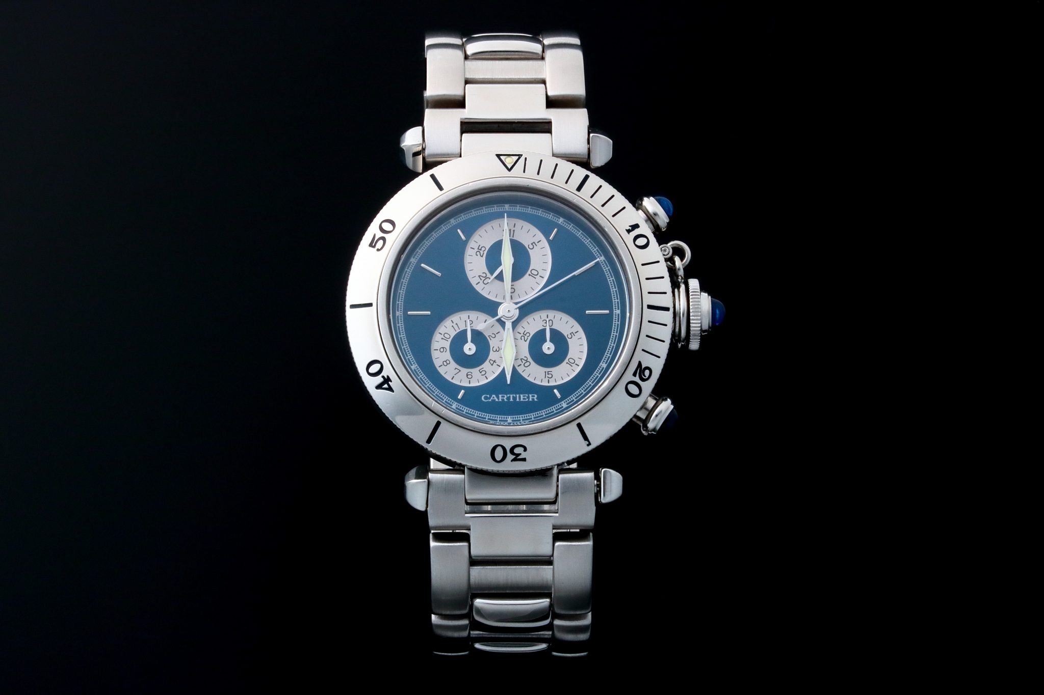 Lot #3215 – Cartier Pasha Chronograph Watch 1352.1 Lot #3215 – Cartier Pasha Chronograph Watch 1352.1 Cartier Lot #3215 – Cartier Pasha Chronograph Watch 1352.1 Cartier Cartier