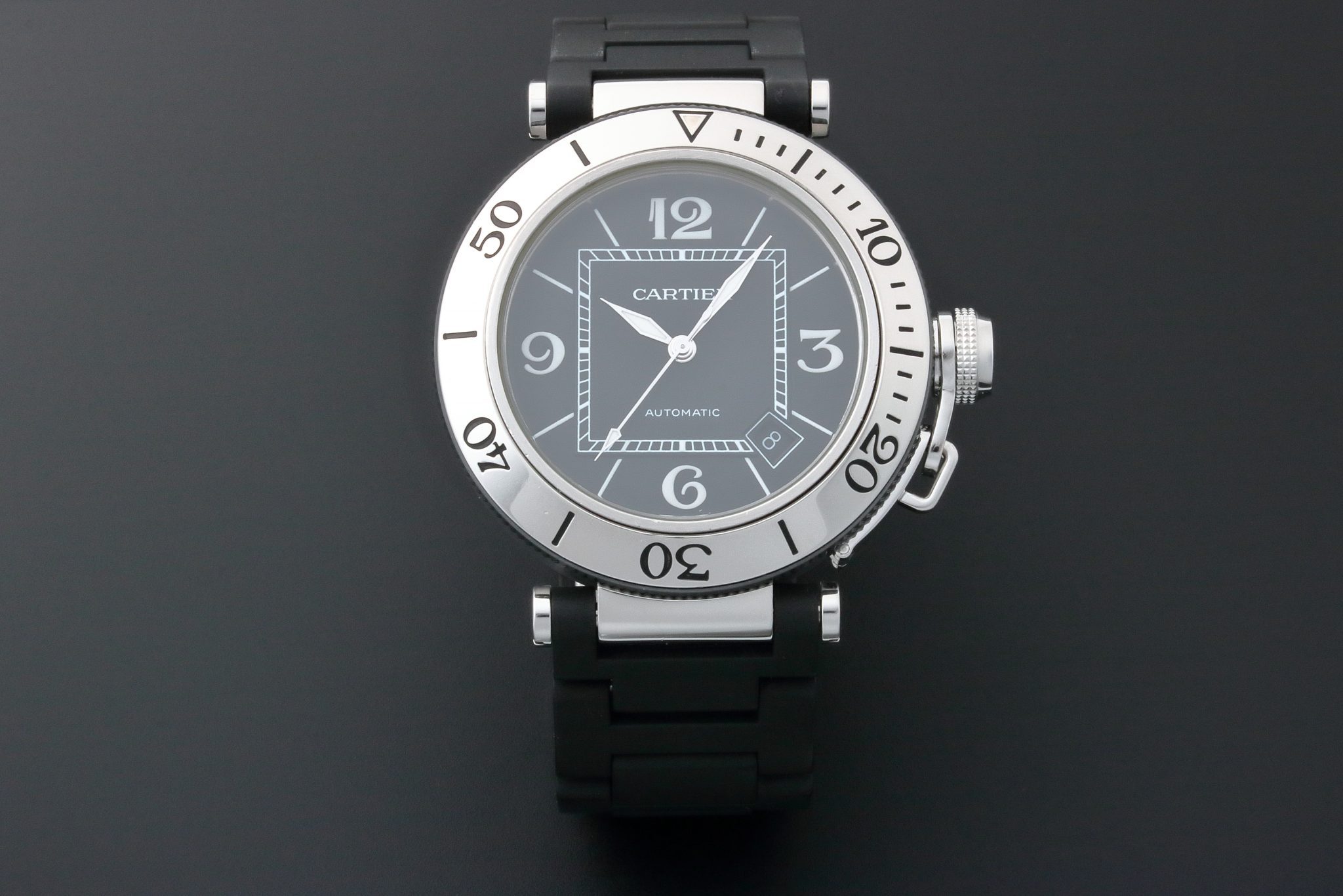 Lot #3224A – Cartier Pasha Seatimer Watch W31077U2 Lot #3224A – Cartier Pasha Seatimer Watch W31077U2 Cartier Lot #3224A – Cartier Pasha Seatimer Watch W31077U2 Cartier Cartier