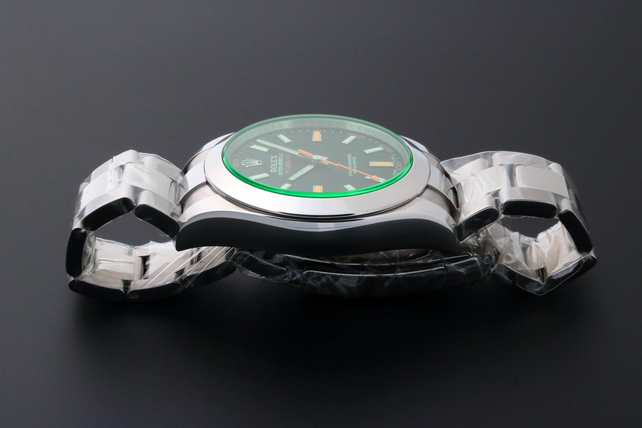 Lot #12406 – Rolex 116400GV Milgauss Green Sapphire Watch Lot #12406 – Rolex 116400GV Milgauss Green Sapphire Watch 116400GV Lot #12406 – Rolex 116400GV Milgauss Green Sapphire Watch 116400GV Glace Verte