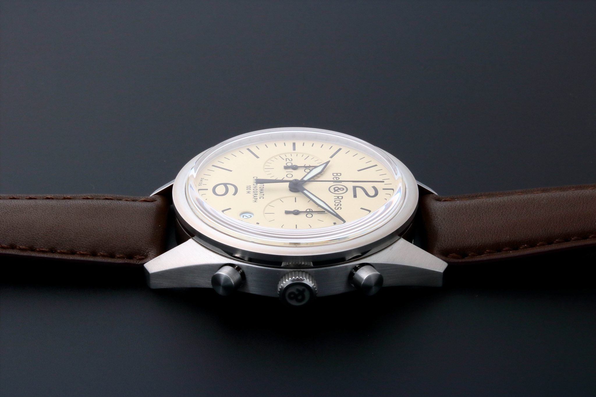 Lot #3232 – Bell & Ross Chronograph Watch BRV126-BEI-ST/SCA/2 Lot #3232 – Bell & Ross Chronograph Watch BRV126-BEI-ST/SCA/2 Bell & Ross Lot #3232 – Bell & Ross Chronograph Watch BRV126-BEI-ST/SCA/2 Bell & Ross Bell & Ross