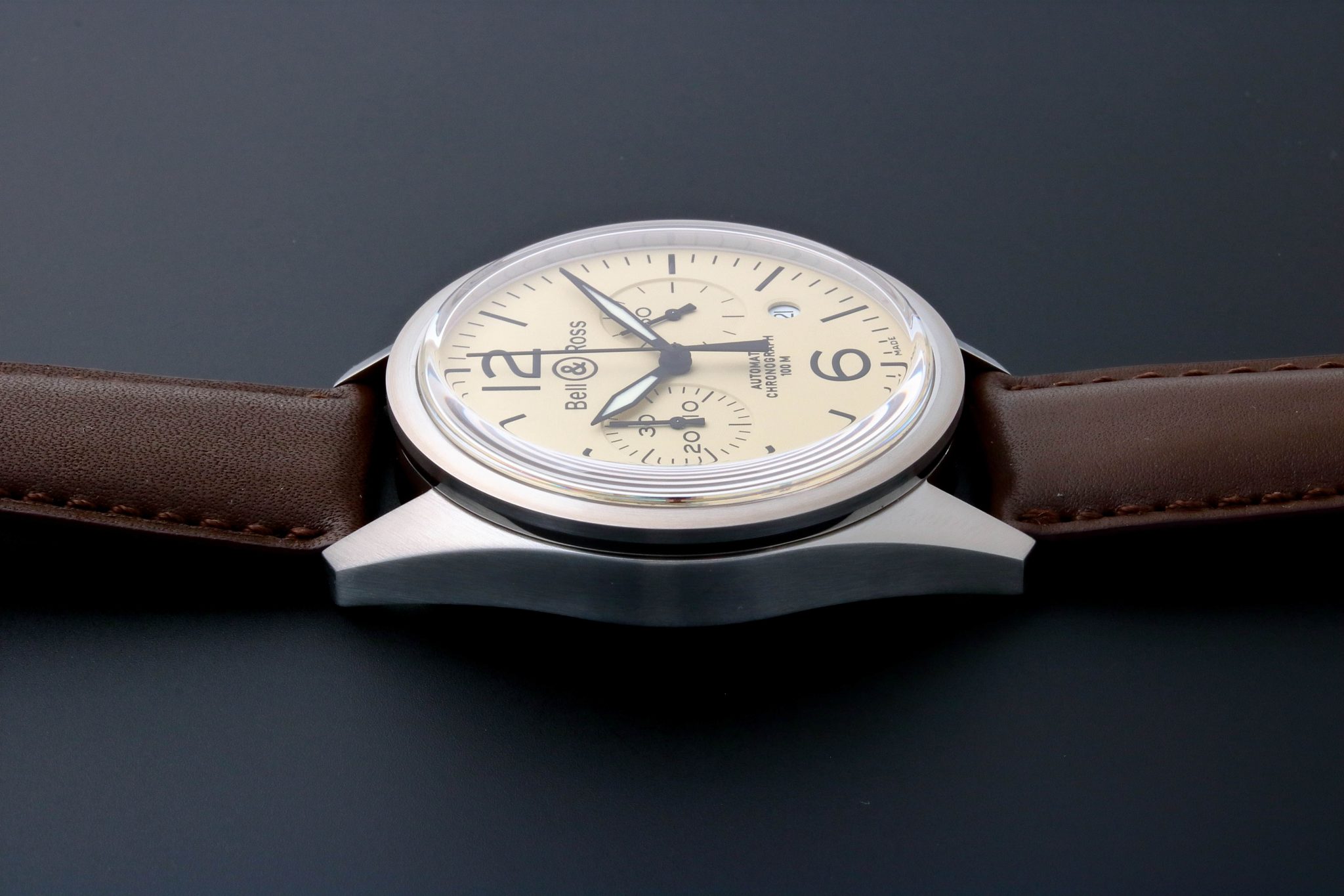 Lot #3232 – Bell & Ross Chronograph Watch BRV126-BEI-ST/SCA/2 Lot #3232 – Bell & Ross Chronograph Watch BRV126-BEI-ST/SCA/2 Bell & Ross Lot #3232 – Bell & Ross Chronograph Watch BRV126-BEI-ST/SCA/2 Bell & Ross Bell & Ross