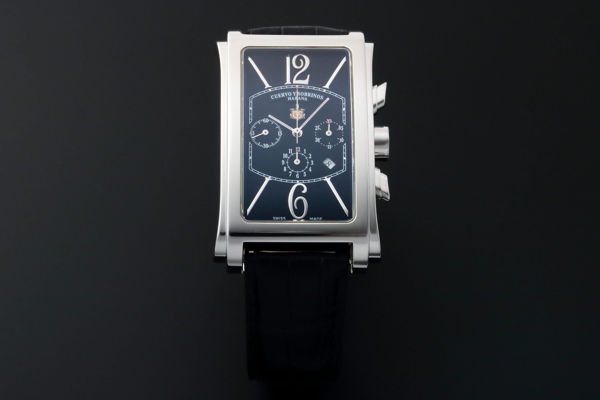 Lot #3171 – Cuervo y Sobrinos Prominente Chronograph Watch 1014.1N Lot #3171 – Cuervo y Sobrinos Prominente Chronograph Watch 1014.1N Cuervo y Sobrinos Lot #3171 – Cuervo y Sobrinos Prominente Chronograph Watch 1014.1N Cuervo y Sobrinos Chronograph