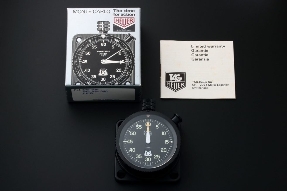 Heuer IFR Dashboard Timer Stopwatch 542.838.040 – Baer Bosch Auctioneers