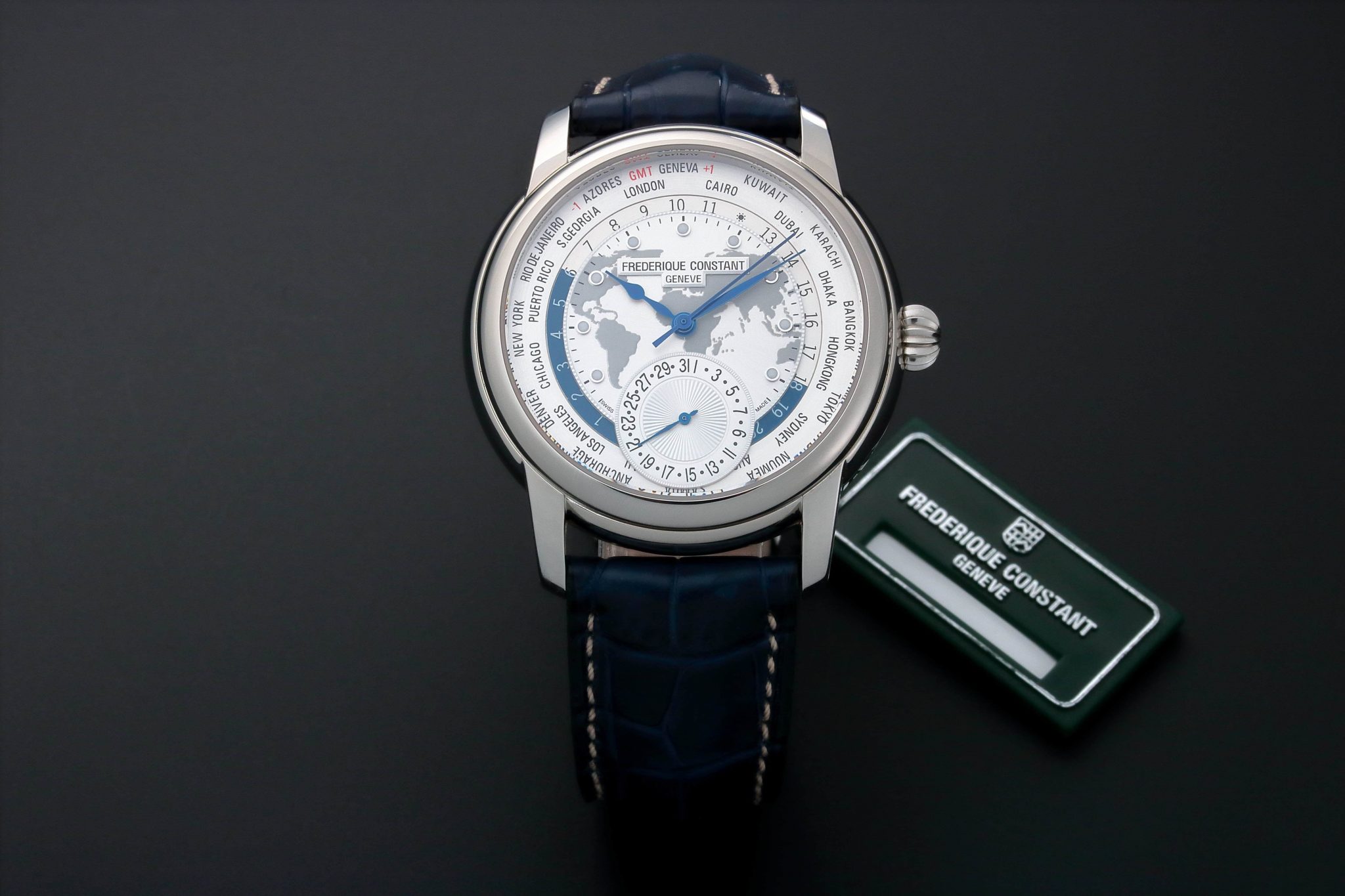 Lot #3211 – Frederique Constant Kuwait World Time GMT Watch FC-718KW4H6 Lot #3211 – Frederique Constant Kuwait World Time GMT Watch FC-718KW4H6 Frederique Constant Lot #3211 – Frederique Constant Kuwait World Time GMT Watch FC-718KW4H6 Frederique Constant Frederique Constant FC-718KW4H6