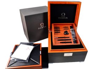 Lot #13473 – Omega Speedmaster 50th Anniversary Watchmaker Tools Watch Box Omega Omega