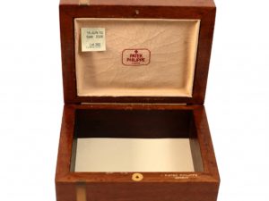 Lot #3498 – Patek Philippe Wooden Box Watch Parts & Boxes Patek Philippe