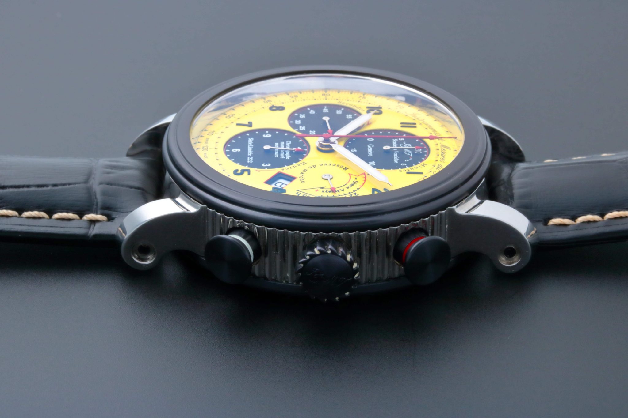 Lot #13181 – Golay Spierer Scuderia Ventidue Watch Limited Edition Lot #13181 – Golay Spierer Scuderia Ventidue Watch Limited Edition Golay Spierer Lot #13181 – Golay Spierer Scuderia Ventidue Watch Limited Edition Golay Spierer Golay Spierer Chronograph