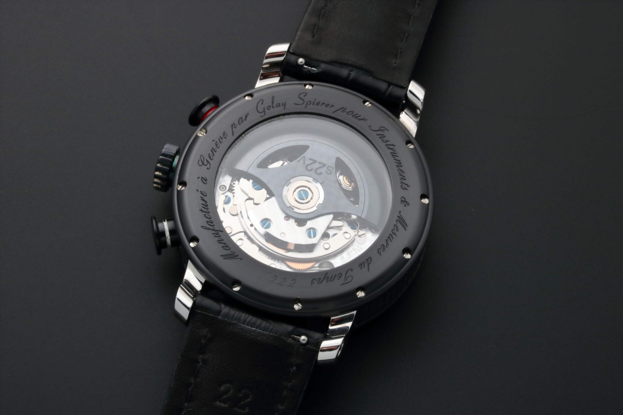 Lot #13181 – Golay Spierer Scuderia Ventidue Watch Limited Edition Lot #13181 – Golay Spierer Scuderia Ventidue Watch Limited Edition Golay Spierer Lot #13181 – Golay Spierer Scuderia Ventidue Watch Limited Edition Golay Spierer Golay Spierer Chronograph