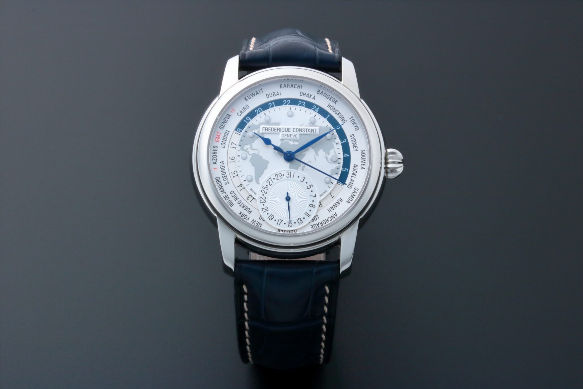 Lot #3645 – Frederique Constant World Time GMT Kuwait Watch FC-718KW4H6 Lot #3645 – Frederique Constant World Time GMT Kuwait Watch FC-718KW4H6 Frederique Constant Lot #3645 – Frederique Constant World Time GMT Kuwait Watch FC-718KW4H6 Frederique Constant Frederique Constant FC-718KW4H6