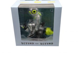 Lot #12418 – Hebru Brantley Fly Boy Rocket Grey Volt Figure Art Toys Hebru Brantley