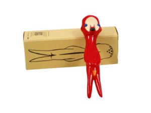 Private: Lot #15040 – Izumi Kato x Perrotin x Linden Toy Soft Vinyl Sculpture Red Art Toys Izumi Kato