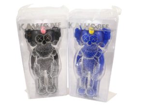 Private: Lot #4120 –   KAWS Companion BFF Vinyl Figure Set Black Blue