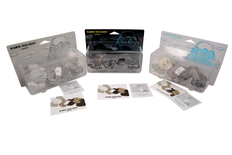 KAWS Holiday Japan Set Brown Grey Black