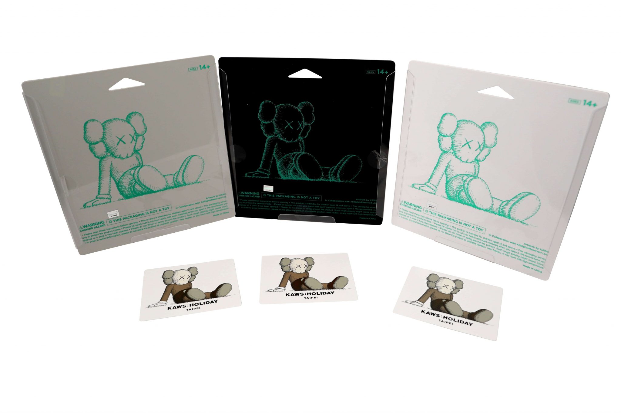 Lot #12314 – KAWS Holiday Taipei Vinyl 3 Figure Set Brown, Grey, Black Sealed Lot #12314 – KAWS Holiday Taipei Vinyl 3 Figure Set Brown, Grey, Black Sealed Art Toys Lot #12314 – KAWS Holiday Taipei Vinyl 3 Figure Set Brown, Grey, Black Sealed Art Toys KAWS