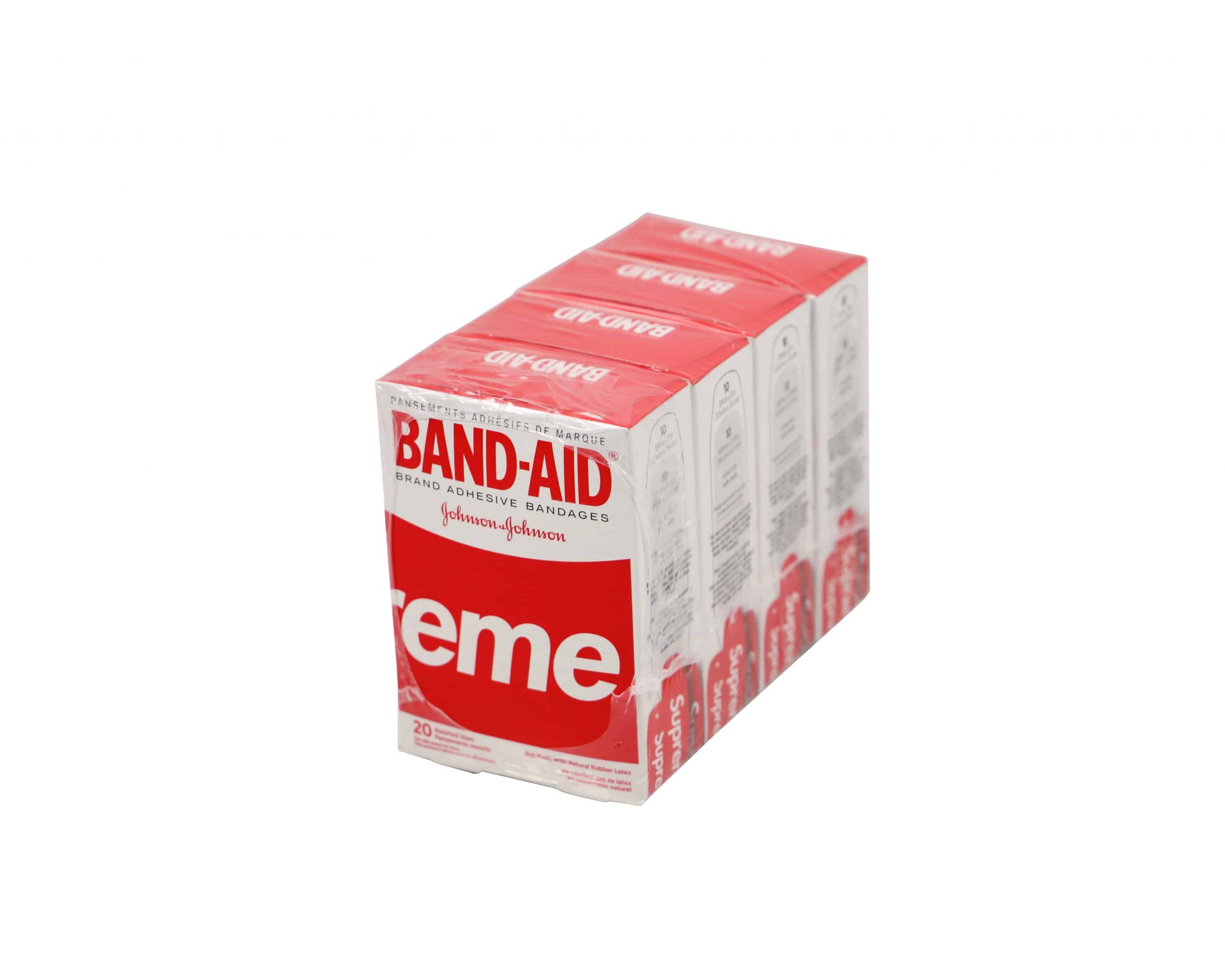 Lot #8785 – Supreme x Band Aid Adhesive Bandages 4 Box Pack Lot #8785 – Supreme x Band Aid Adhesive Bandages 4 Box Pack Various Lot #8785 – Supreme x Band Aid Adhesive Bandages 4 Box Pack Various