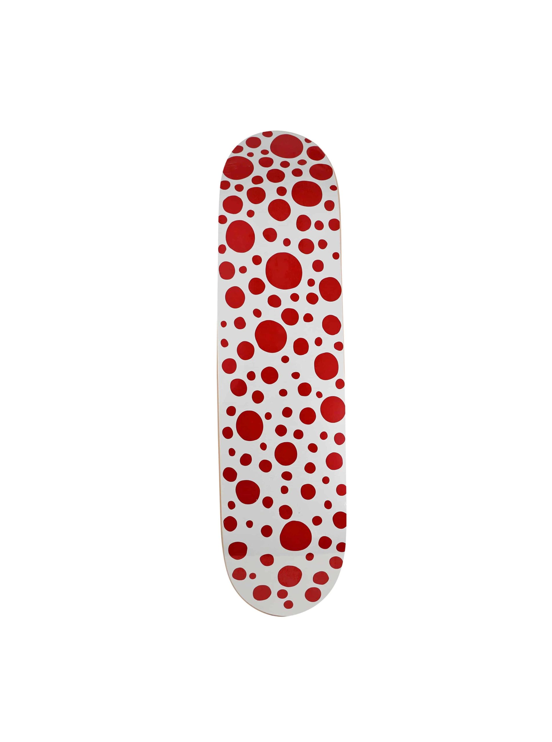 Lot #HB29-046 – Yayoi Kusama Red Dots Small Skateboard Skate Deck Lot #HB29-046 – Yayoi Kusama Red Dots Small Skateboard Skate Deck Artist Skateboards Lot #HB29-046 – Yayoi Kusama Red Dots Small Skateboard Skate Deck Artist Skateboards Museum of Modern Art