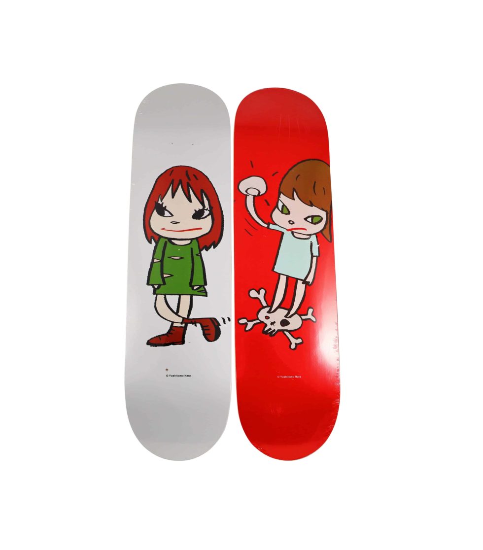 Yoshitomo Nara Skateboard Skate Deck Set – Baer & Bosch Auctioneers