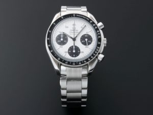 Lot #13237 – Omega 3539.31 Speedmaster Marui White Dial Watch Rare 3539.31 Omega 1553/939