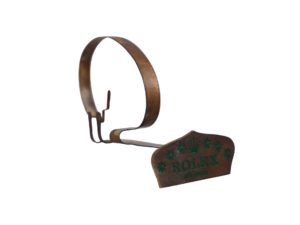 Private: Lot #14252 – Rolex of Geneva Coronet Display Watch Stand Vintage Collector Rarities Rolex Watch Stand