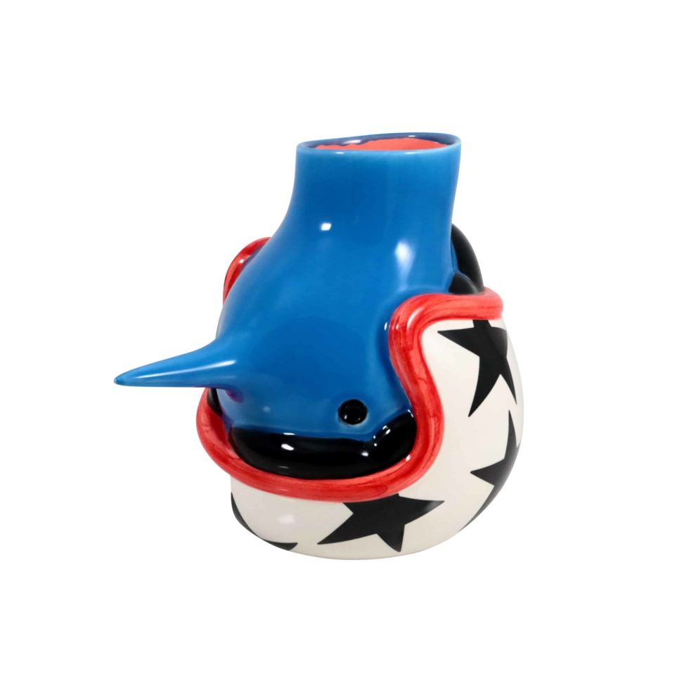 HB29-018 – Piet Parra The Upside Down Face Vase Helmet Sculpture – Baer & Bosch Auctions