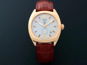 Private: Lot #14151 – 18k Pink Gold Tag Heuer Monza Watch #WR5140 Limited Edition Monza Tag Heuer
