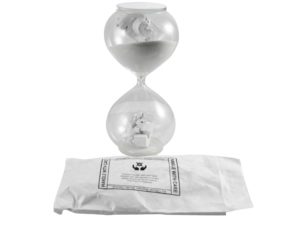 Lot #9026 – Daniel Arsham Hourglass Sculpture Limited Edition Art Toys Daniel Arsham Hourglass