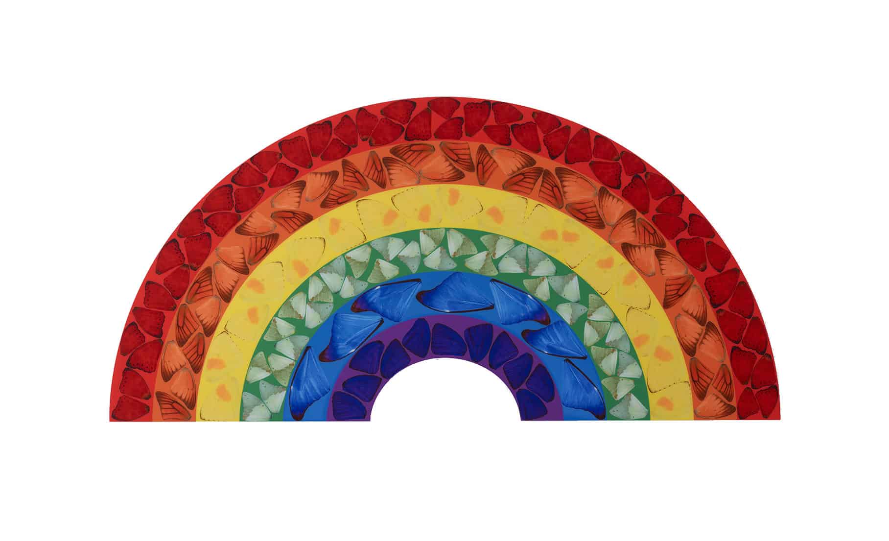 Lot #12828 – Damien Hirst Butterfly Rainbow Large Print on Aluminum Lot #12828 – Damien Hirst Butterfly Rainbow Large Print on Aluminum Art Lot #12828 – Damien Hirst Butterfly Rainbow Large Print on Aluminum Art Damien Hirst Butterfly