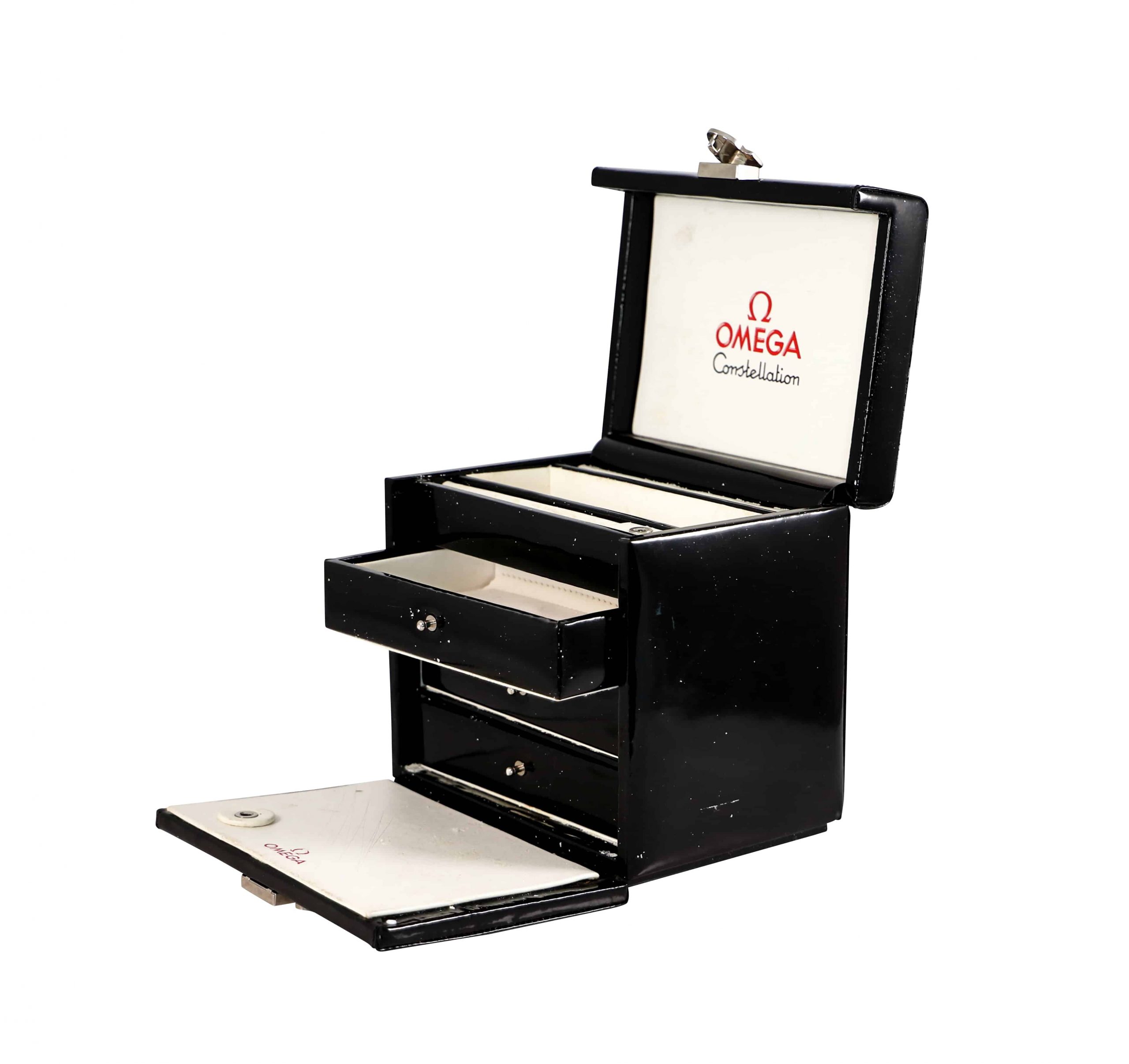 Lot #6703 – Omega Vintage Watch Box With Trays Lot #6703 – Omega Vintage Watch Box With Trays Omega Lot #6703 – Omega Vintage Watch Box With Trays Omega Omega Watch Box