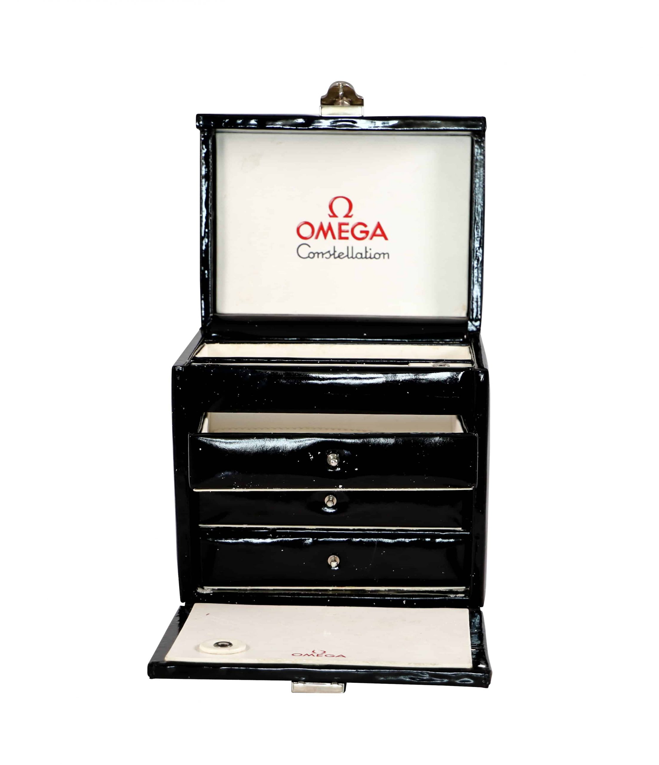 Lot #6703 – Omega Vintage Watch Box With Trays Lot #6703 – Omega Vintage Watch Box With Trays Omega Lot #6703 – Omega Vintage Watch Box With Trays Omega Omega Watch Box