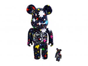 Lot #13703 – Billionaire Boys Club Starfield Bearbrick 400% and 100 % Set x Medicom Toy Art Toys