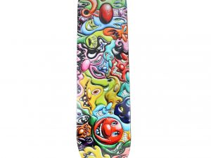 Lot #7599 – Kenny Scharf x Make Skateboards Skate Deck Kenny Scharf