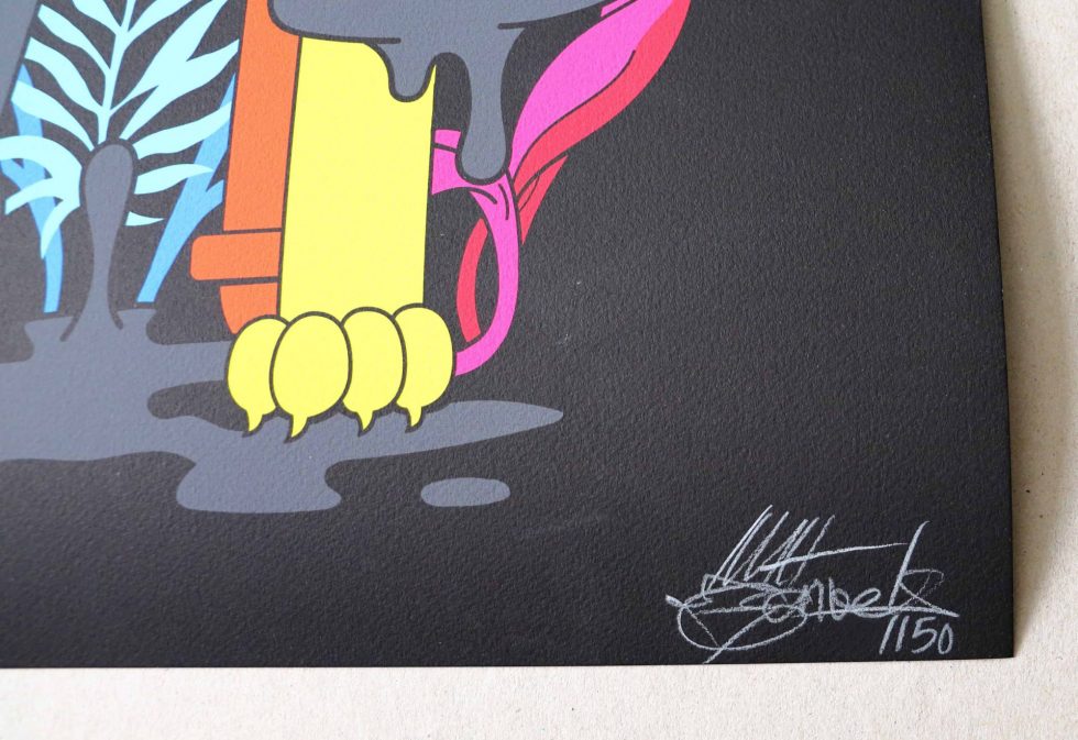 HB29-072 – Matt Gondek The Best Revenge Black Variant Print Limited Edition – Baer & Bosch Auctions
