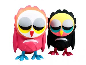 Lot #HB29-014 – Coarse Toys Omen Totem Fade Bundle Set 14in Old Sun & Falling Star Art Toys Coarse Life