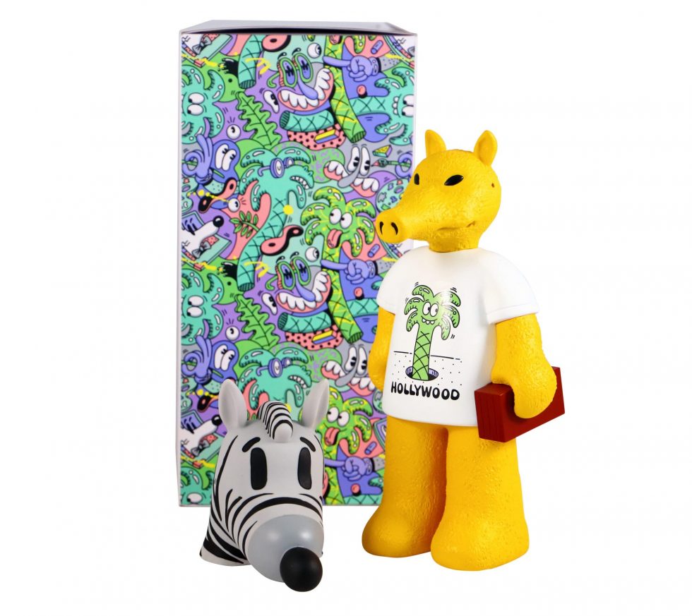Steven Harrington X Madgibbs Quasimoto Hollywood Sculpture – Baer & Bosch Toy Auctions