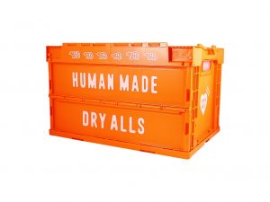Lot #HB29-017 – Human Made Dry Alls 50L Orange Storage Crate Container Crates Human Made