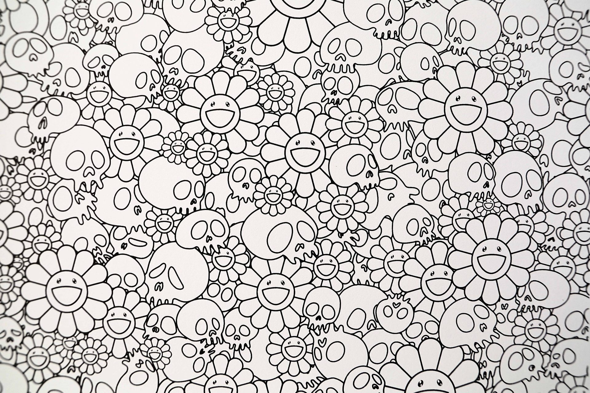 Lot #HB29-052 – Takashi Murakami Skulls & Flower x ComplexCon Print Lot #HB29-052 – Takashi Murakami Skulls & Flower x ComplexCon Print Art Lot #HB29-052 – Takashi Murakami Skulls & Flower x ComplexCon Print Art Takashi Murakami
