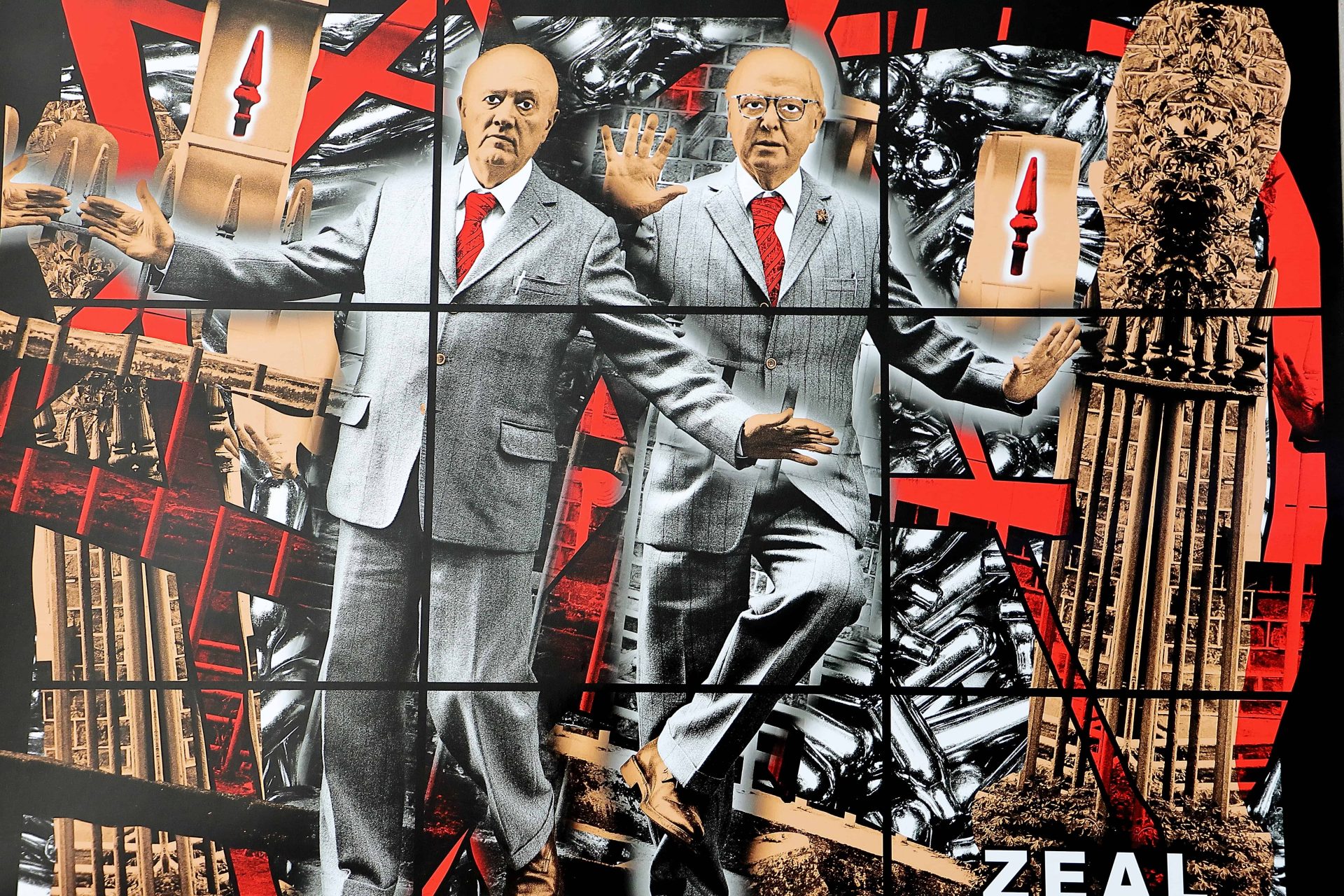 Lot #HB29-074 – Gilbert & George Signed Scapegoating Pictures Zeal Poster Lot #HB29-074 – Gilbert & George Signed Scapegoating Pictures Zeal Poster Art Lot #HB29-074 – Gilbert & George Signed Scapegoating Pictures Zeal Poster Art Gilbert & George