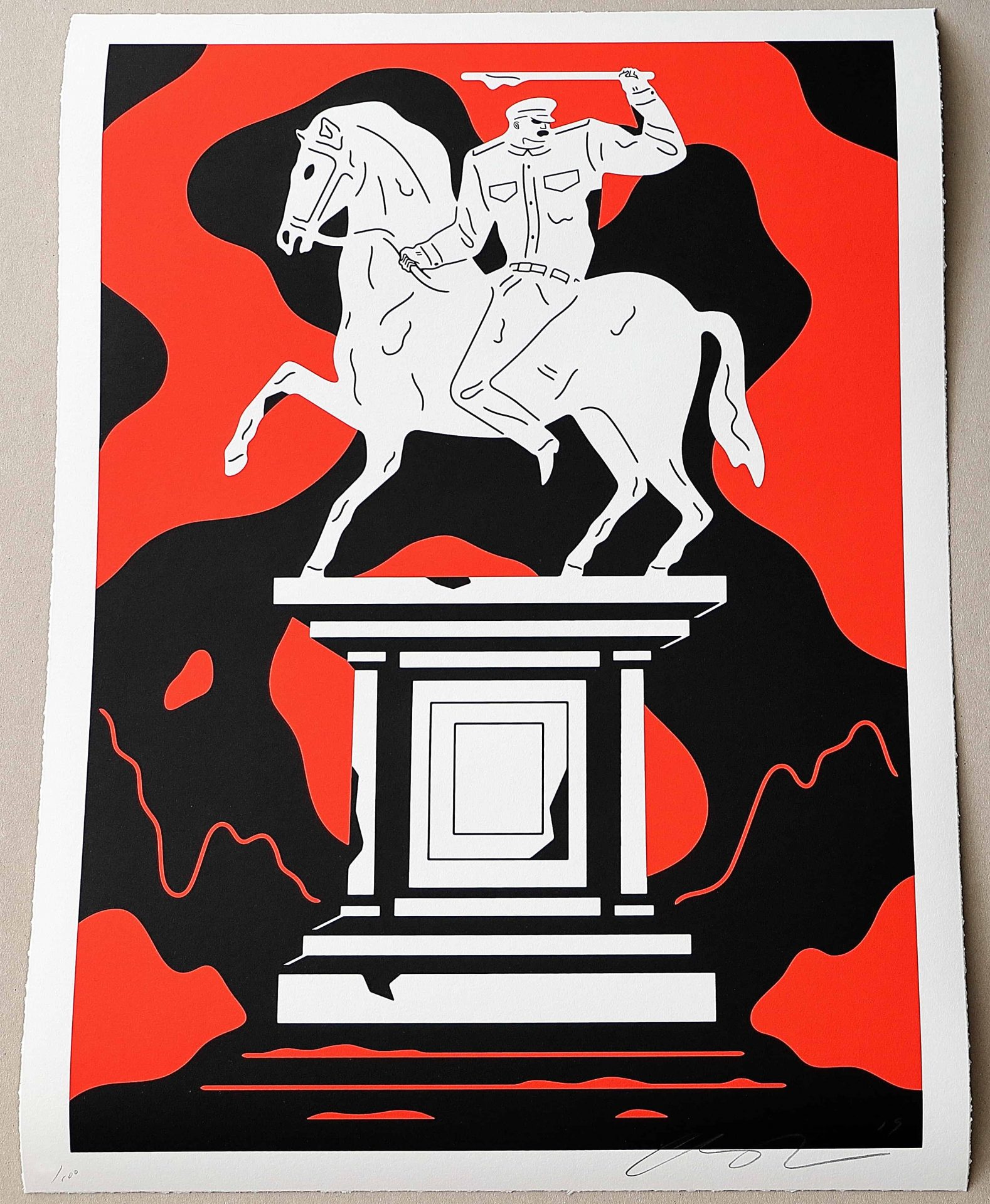 Lot #HB29-070 – Cleon Peterson Monument To Power Oppression Print Red LTD ED 100 Lot #HB29-070 – Cleon Peterson Monument To Power Oppression Print Red LTD ED 100 Art Lot #HB29-070 – Cleon Peterson Monument To Power Oppression Print Red LTD ED 100 Art Cleon Peterson