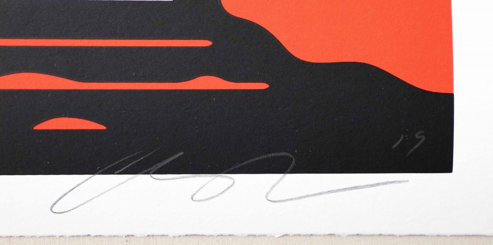 HB29-070 – Cleon Peterson Monument To Power Oppression Print Red LTD ED 100 – Baer & Bosch Auctions