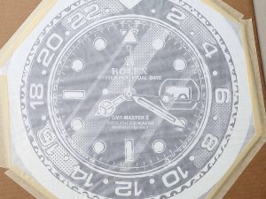 Lot #12849 – Joshua Vides 8:20 Rolex GMT Master II Screen Print Limited Edition Joshua Vides Joshua Vides