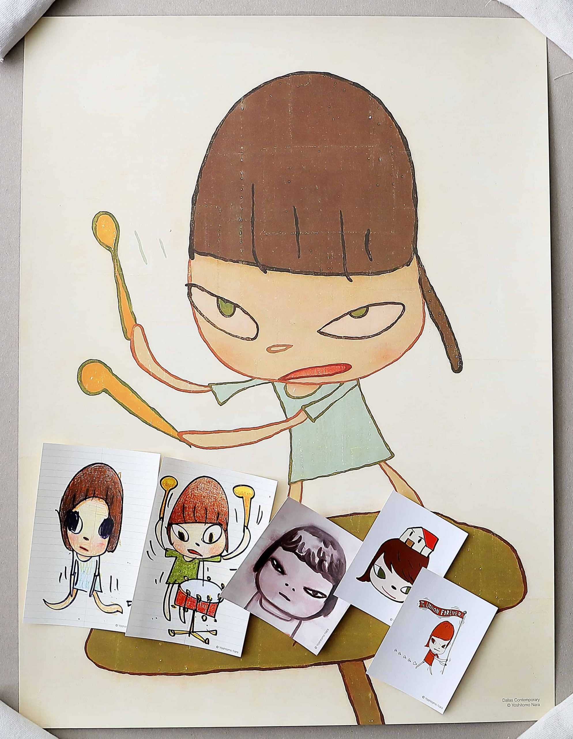 Lot #12846 – Yoshitomo Nara Marching on a Butterbur Leaf Print With Stickers 2019 Lot #12846 – Yoshitomo Nara Marching on a Butterbur Leaf Print With Stickers 2019 Joshua Vides Lot #12846 – Yoshitomo Nara Marching on a Butterbur Leaf Print With Stickers 2019 Joshua Vides Yoshitomo Nara