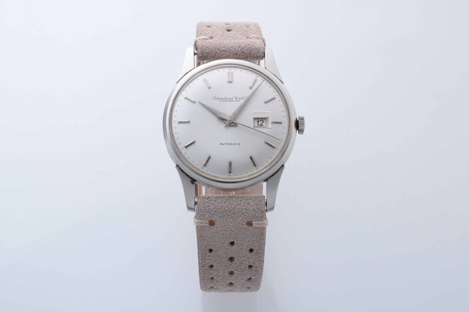 Lot #13190 – Rare IWC Date Platinum Watch Cal 8531 Vintage Lot #13190 – Rare IWC Date Platinum Watch Cal 8531 Vintage IWC Lot #13190 – Rare IWC Date Platinum Watch Cal 8531 Vintage IWC International Watch Co